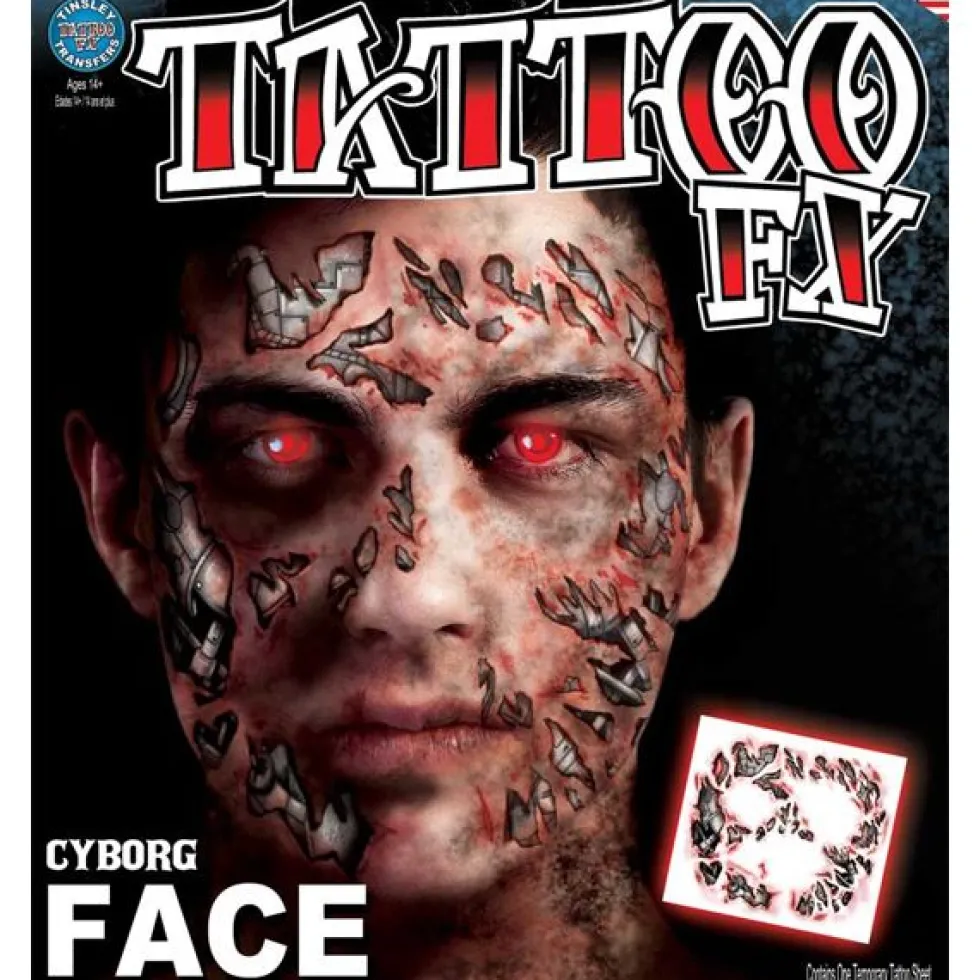Ansikts tatovering, Terminator/Cyborg