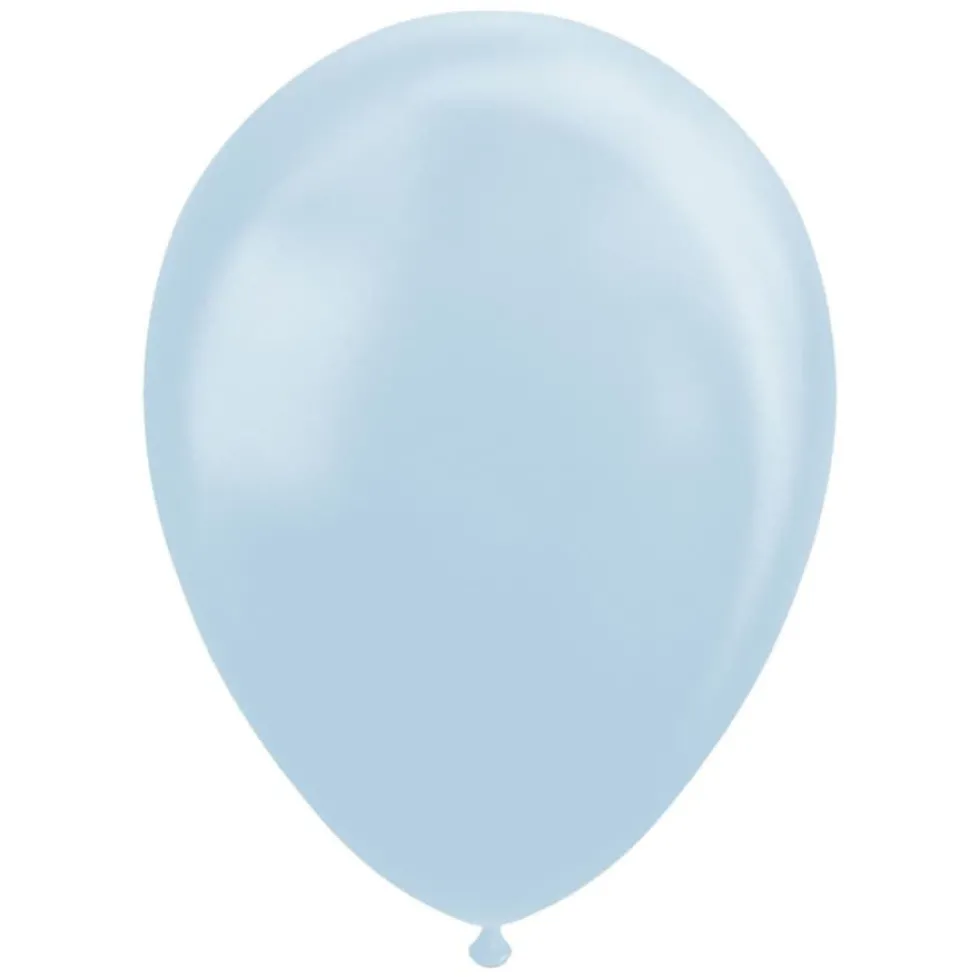 Ballonger Perlende Lyseblå, 30 cm, 10 stk