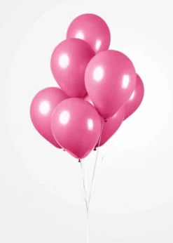 Ballonger Rosa, 30 cm, 10 stk