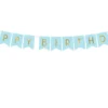 Banner Happy Birthday Blå, 175 x 15 cm