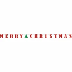 Banner Merry Christmas, 3,6m
