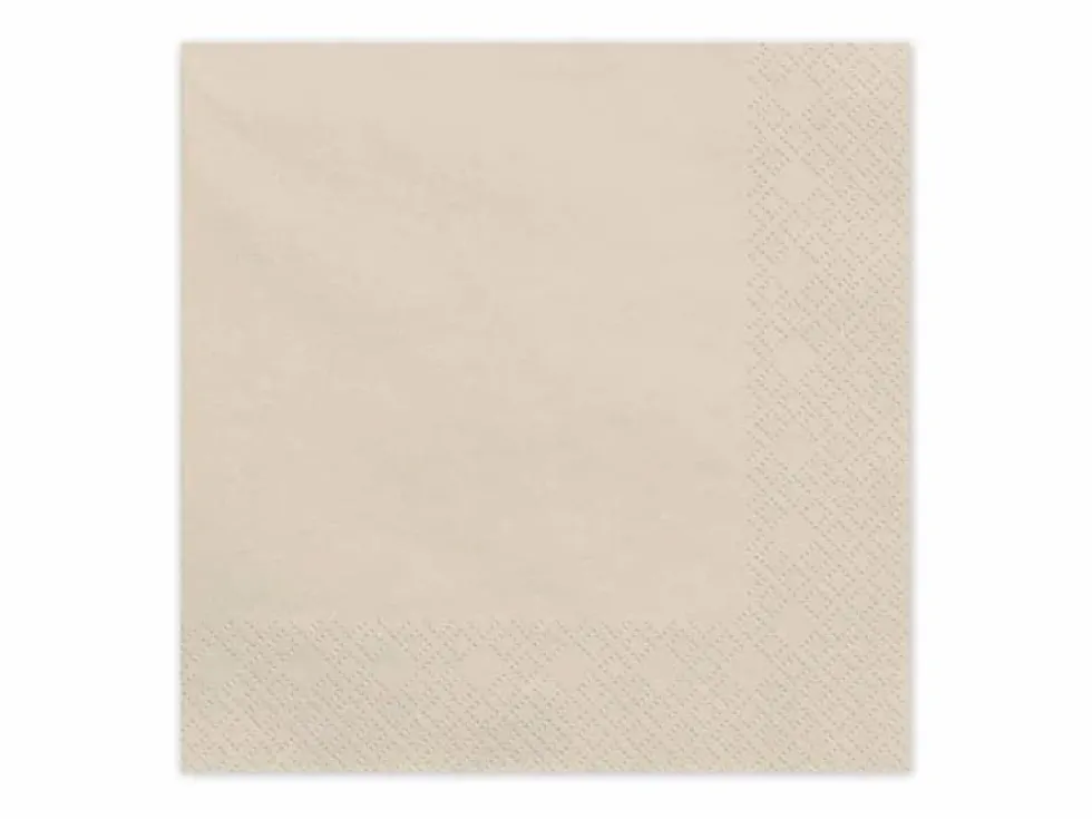 Beige Servietter, 20 stk.