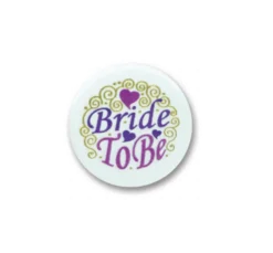 Bride to be button