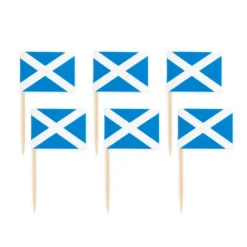 Cocktailflagg Skottland 50 stk