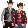 Cowboyvest m/stjerne Sort
