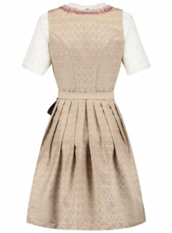 Dirndl Sophia Champagne og Rosa