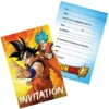 Dragon Ball Z Invitasjoner 8 stk