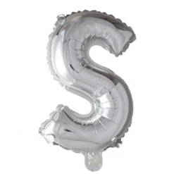 Folieballong Bokstav Sølv 41cm