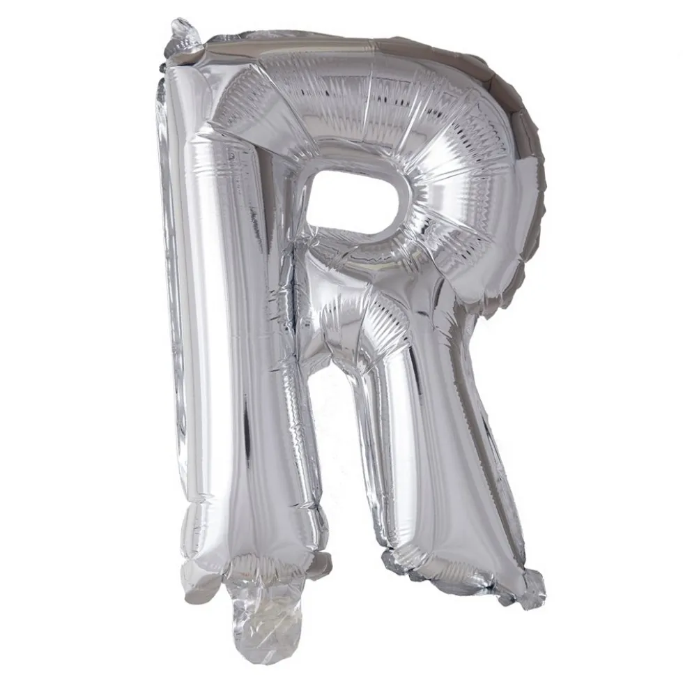 Folieballong bokstav sølv 102cm