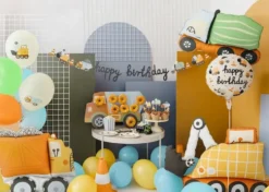 Folieballong Byggeplass Sementmikser 81x48cm