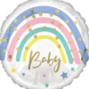 Folieballong Standard Baby Pastell Regnbue
