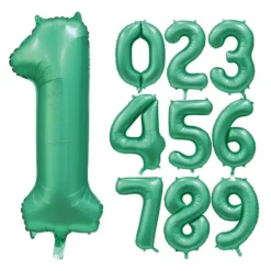 Folieballong Tall 86 cm Sateng Grønn