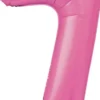 Folieballong Tall Sateng Lys Rosa 86cm