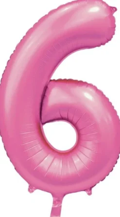 Folieballong Tall Sateng Lys Rosa 86cm