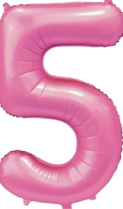 Folieballong Tall Sateng Lys Rosa 86cm