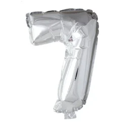 Folieballong Tall Sølv 41cm