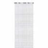 Glittergardin Sølv Stjerner, 100 x 245 cm