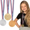 Gull, sølv og bronse medaljer