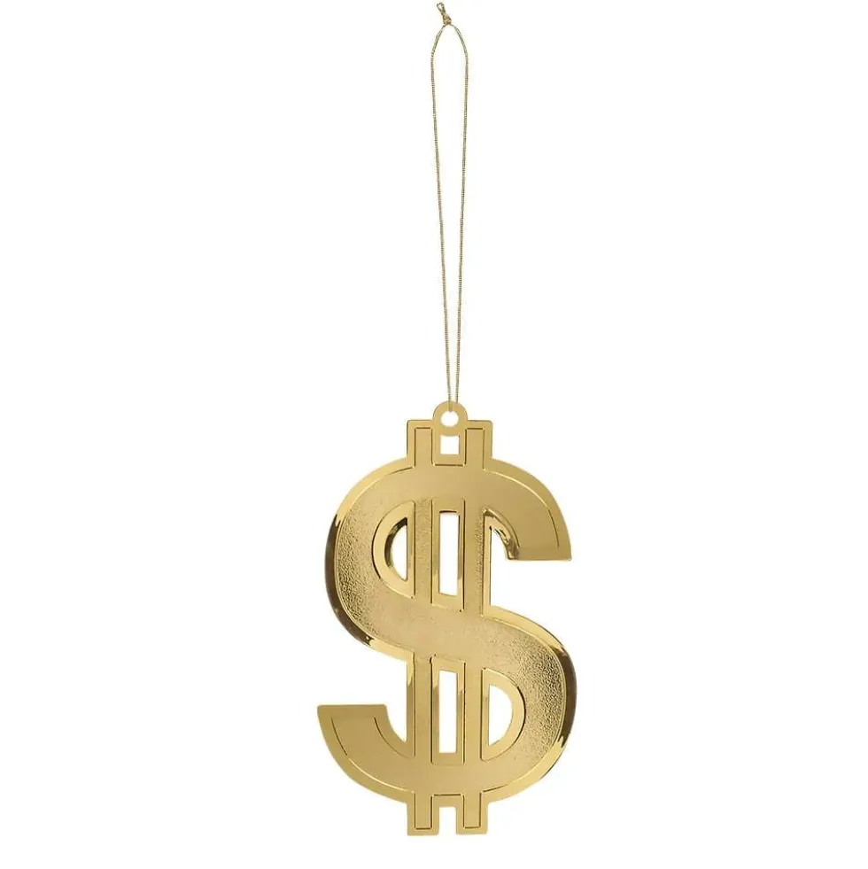 Gullsmykke Dollartegn XL