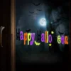 Happy Halloween Gel Window Sticker