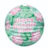 Happy Summer Time Papir lantern rund 25cm