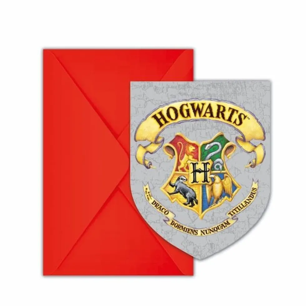 Harry Potter invitasjoner, 6 stk