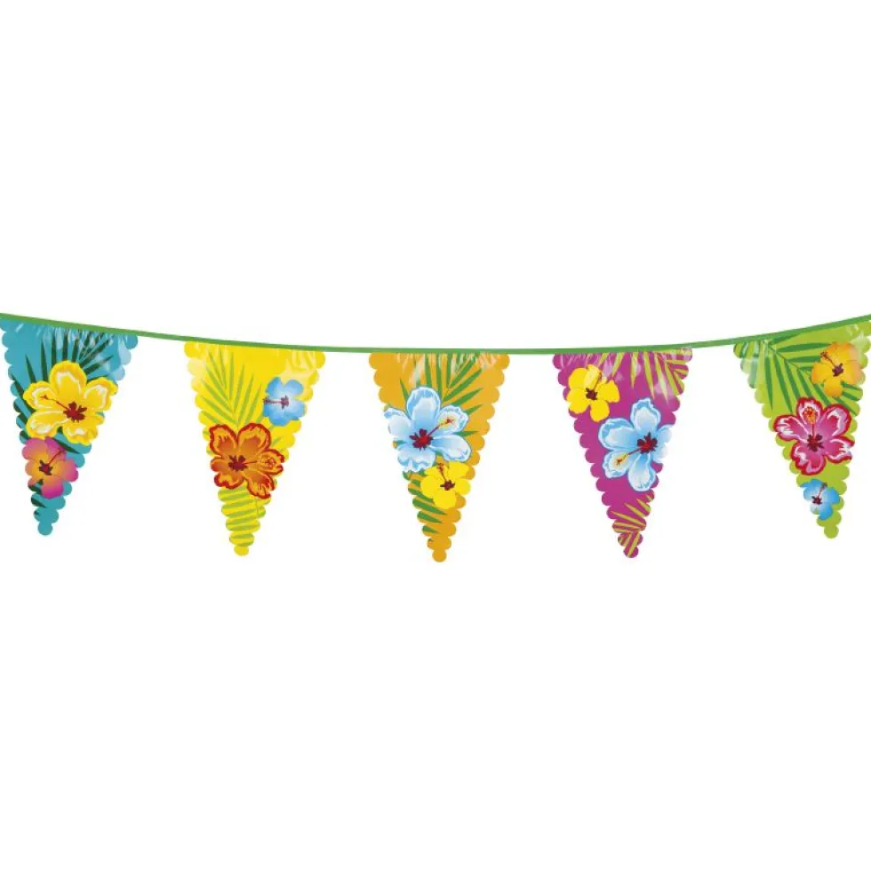 Hawaiiblomster vimpelrekke, 6m