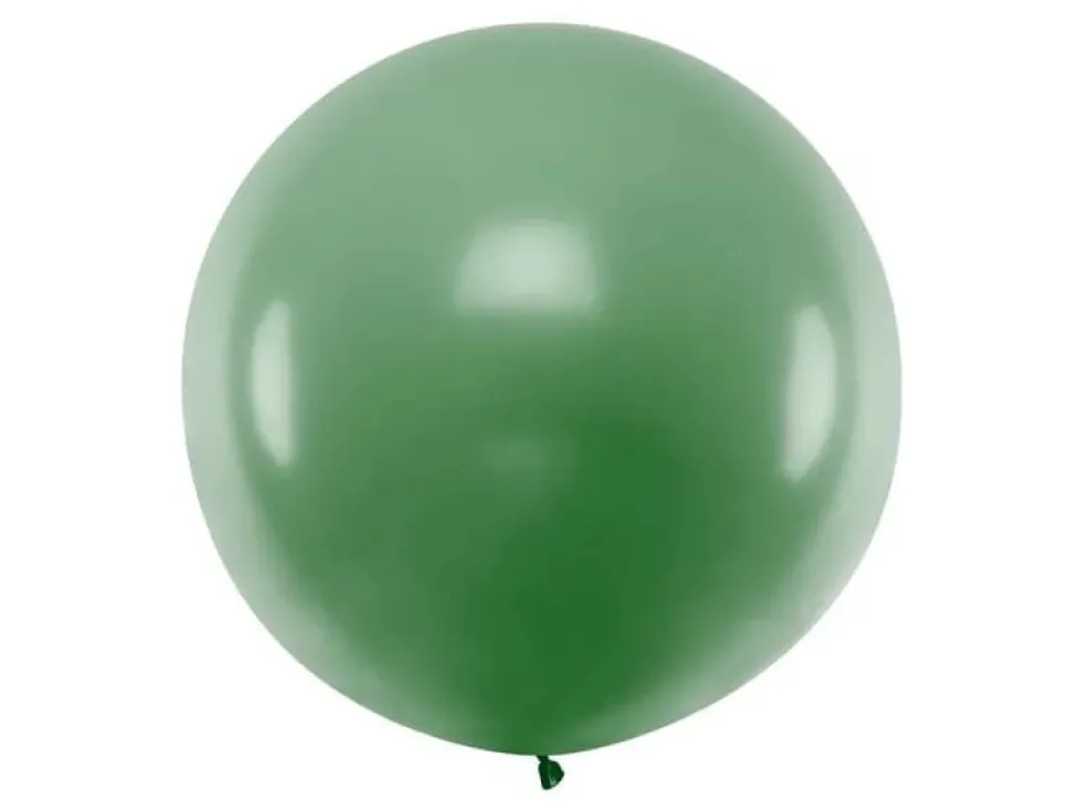 Jumbo Ballong, Pastel Dark Green, 1 m