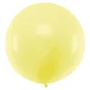 Jumbo Ballong, Pastel Light Yellow, 1 m