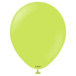 Kalisan Lateksballonger Standard Lime Green, 30 cm, 10 stk