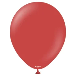Kalisan Lateksballonger Standard Deep Red, 30 cm, 10 stk