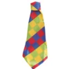 Klovneslips Rutete 55 cm