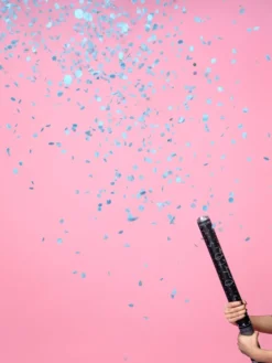 Konfettikanon Genderreveal, Blå