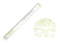 Konfettikanon, Roseblader krem, 60 cm