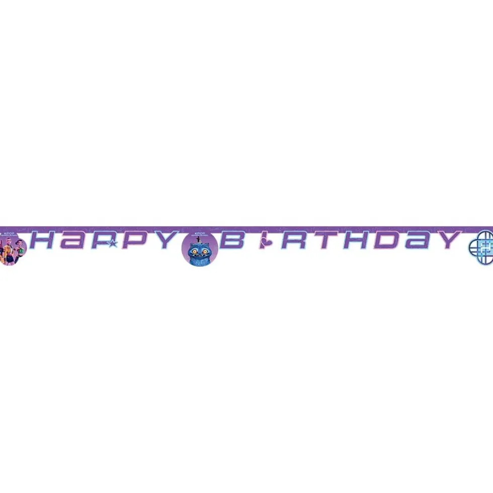 K-Pop Demon Hunters Happy Birthday banner