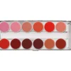Kryolan Lip Rouge Palett, 12 farger