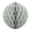 Lysegrå Honeycomb ball, 40cm