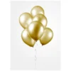 Metallisk Gull Ballonger, 30 cm, 10 stk