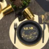Music Gold Record Tallerkener, 10 stk
