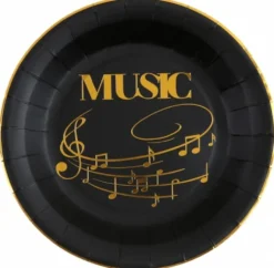 Music Gold Record Tallerkener, 10 stk