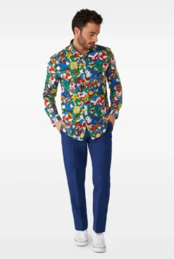 OppoSuit Skjorte Super Mario