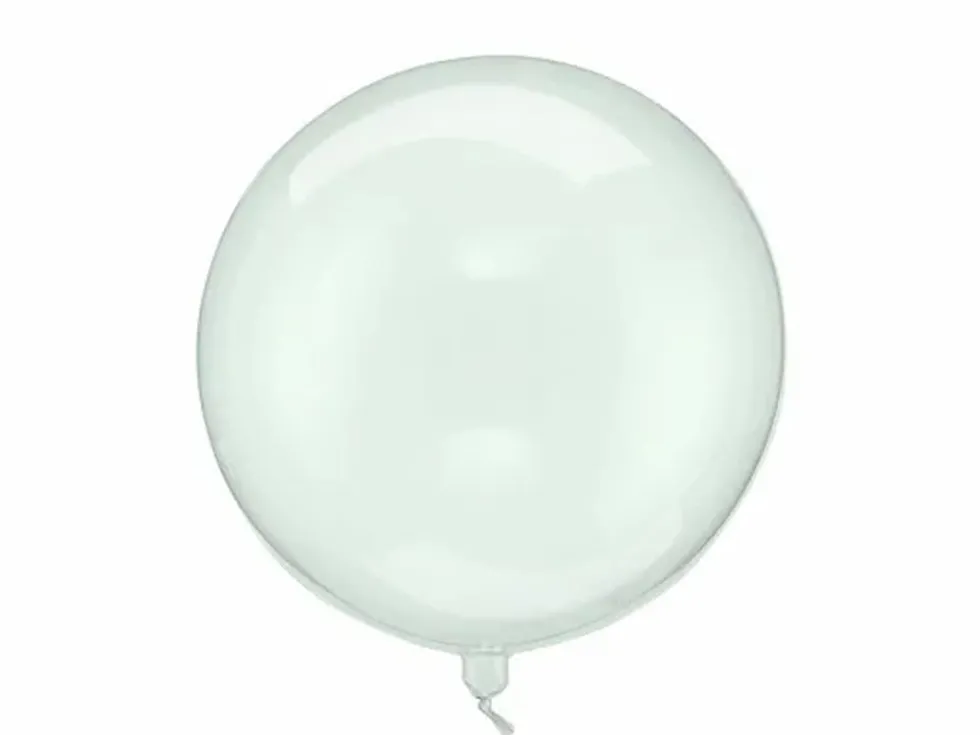 Orb Ballong Grønn Gjennomsiktig, 40cm