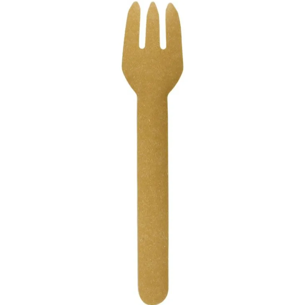 Papir Gafler Gull 10 stk