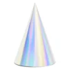 Partyhatter Iridescent, 6 stk