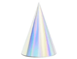 Partyhatter Iridescent, 6 stk