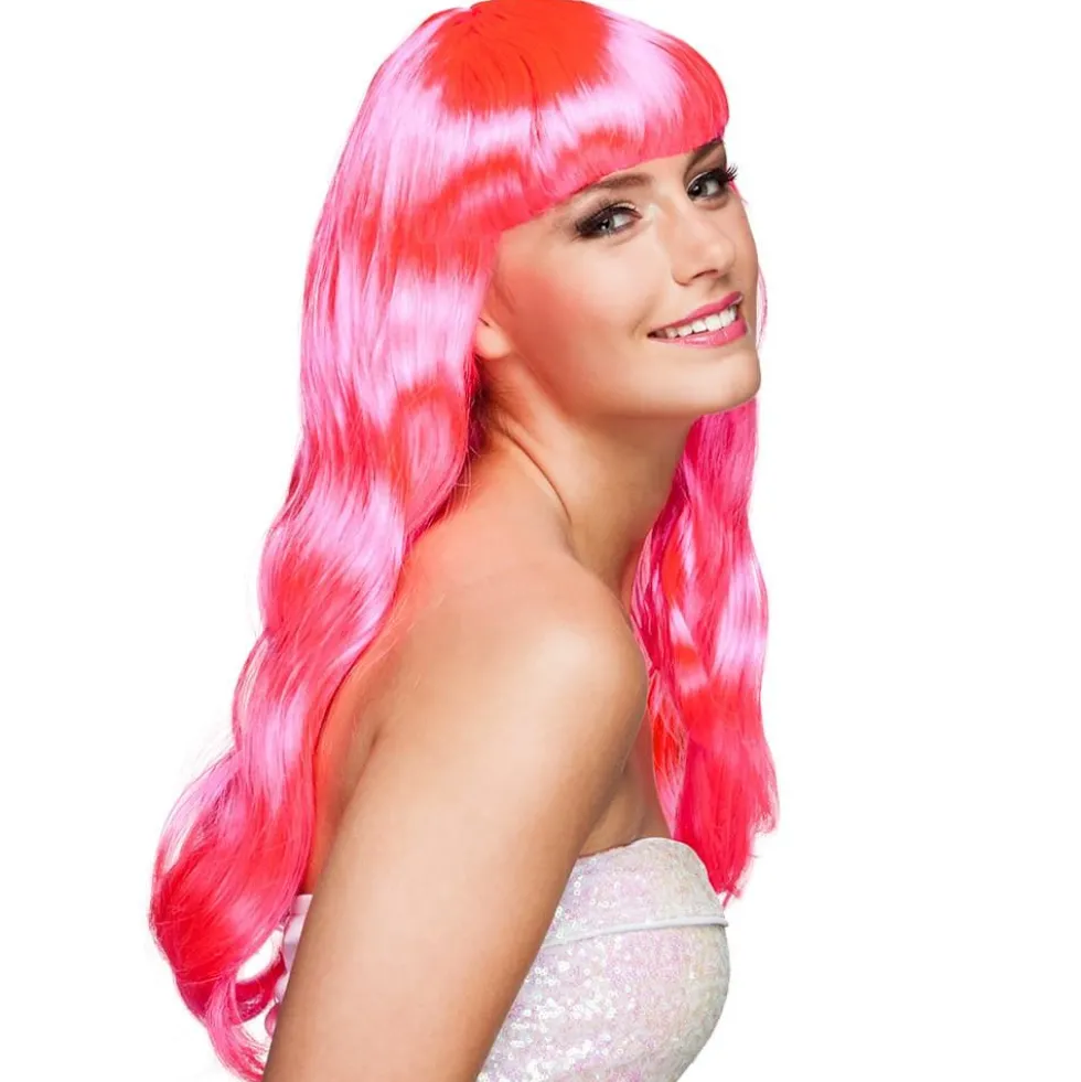 Parykk Chique Neonrosa