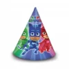 Pyjamasheltene Partyhatter, 6 stk