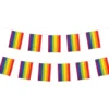 Regnbue Flaggline, 4m, 11 flagg