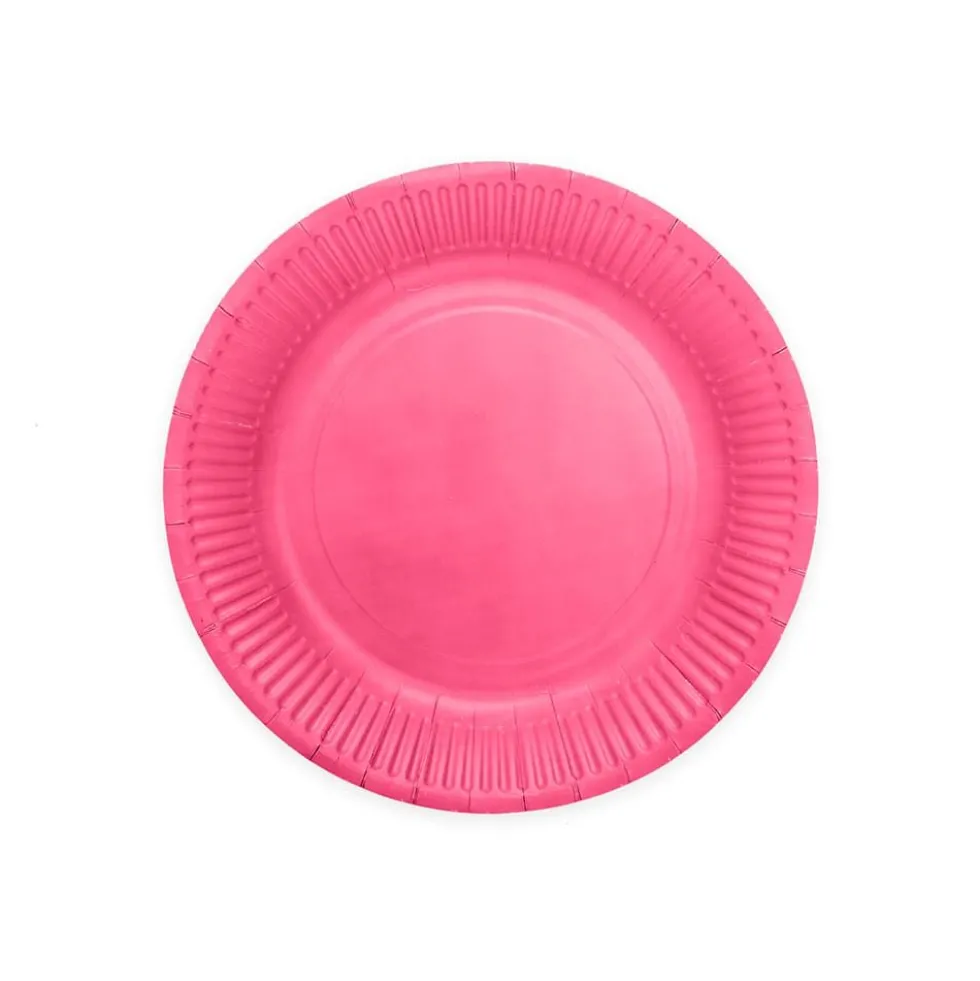 Rosa Tallerkener 8 stk