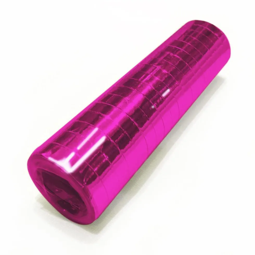 Serpentiner Metallisk Hot Pink